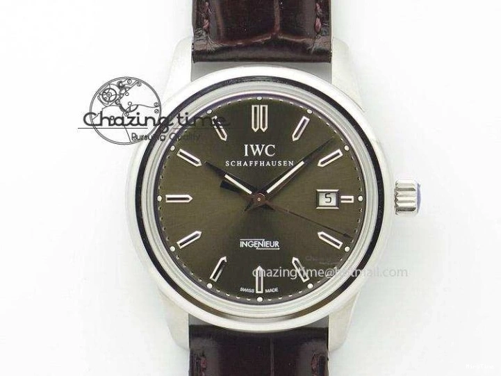 MIROTIME 0814 Ingeniuer St.Laurens SS White Dial MK 1:1 Best Edition On Black Leather Strap A Youthful 7363